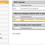 Drip Marketing Campaign Screenshot