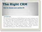 Guide to Picking the Right CRM Software
