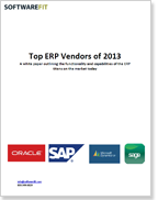 Top 4 ERP Vendors - 2013